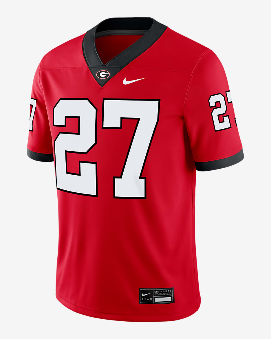 Georgia Bulldogs Men s Nike Dri FIT College Game Jersey. Nike